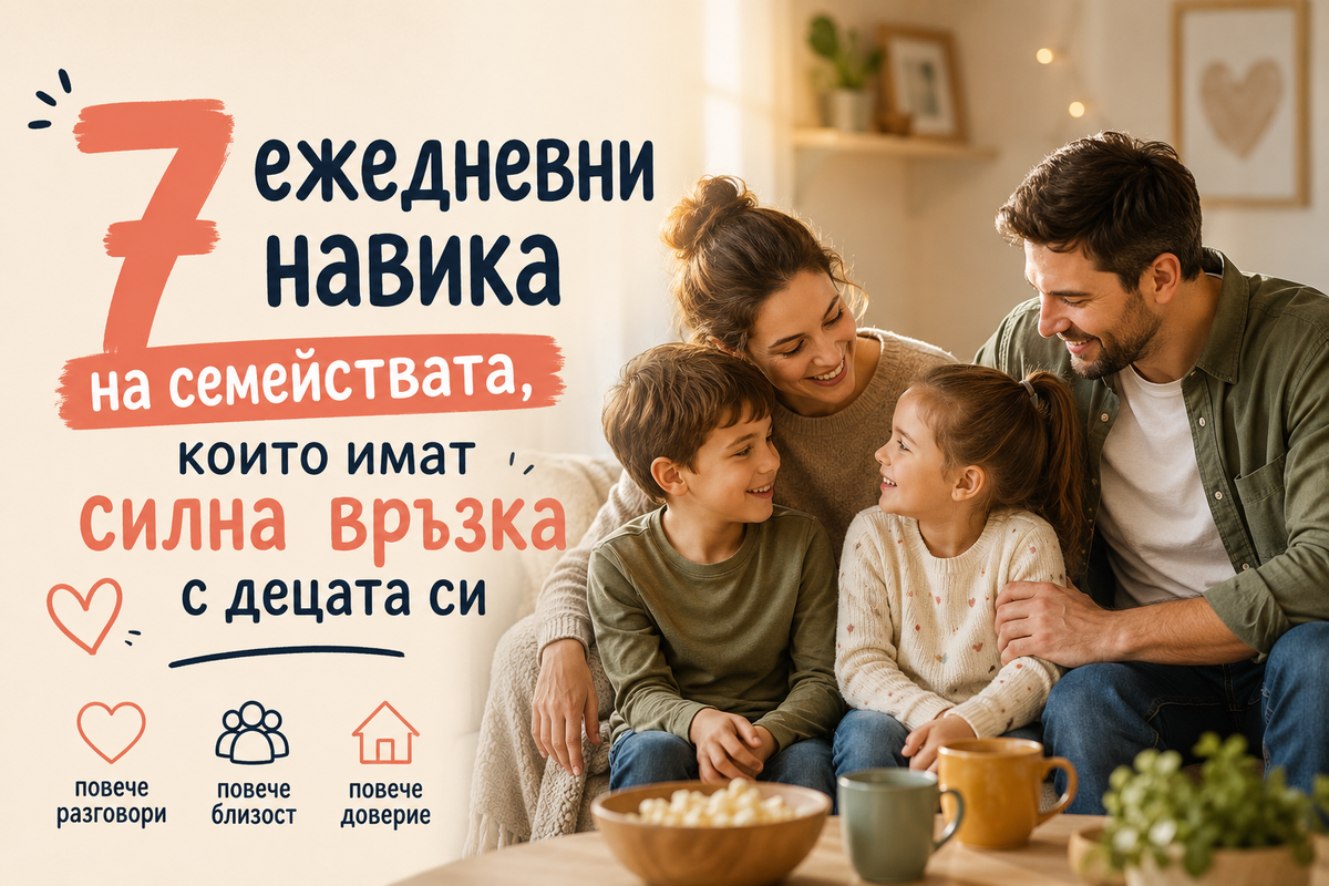 7 ежедневни навика на семействата, които имат силна връзка с децата си