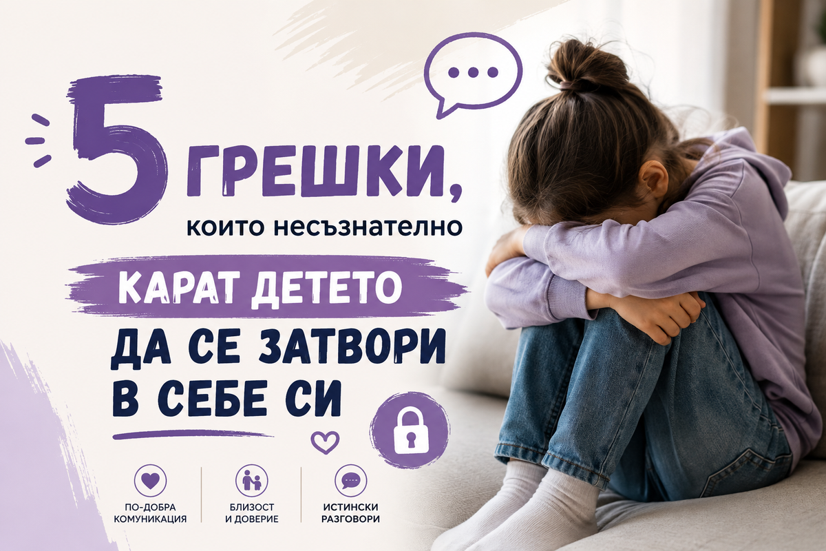 5 грешки, които несъзнателно карат детето да се затвори в себе си