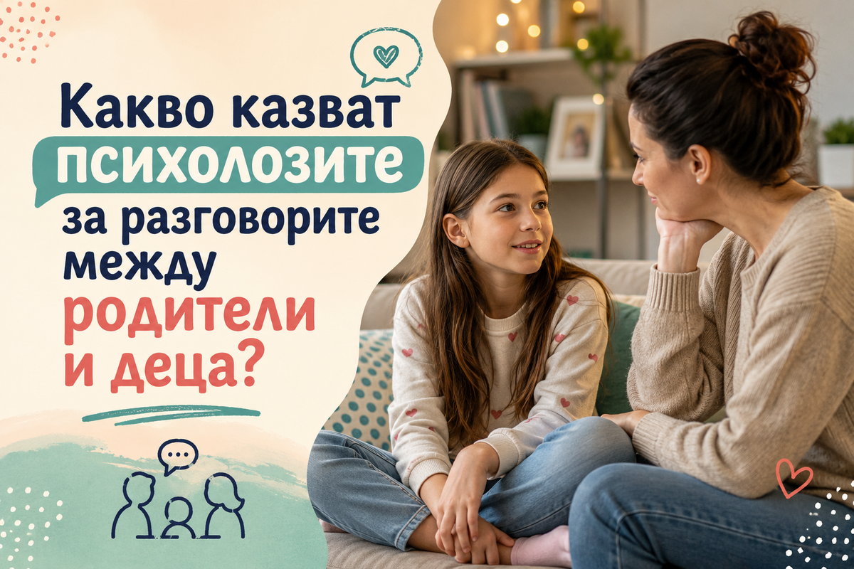 Какво казват психолозите за разговорите между родители и деца?