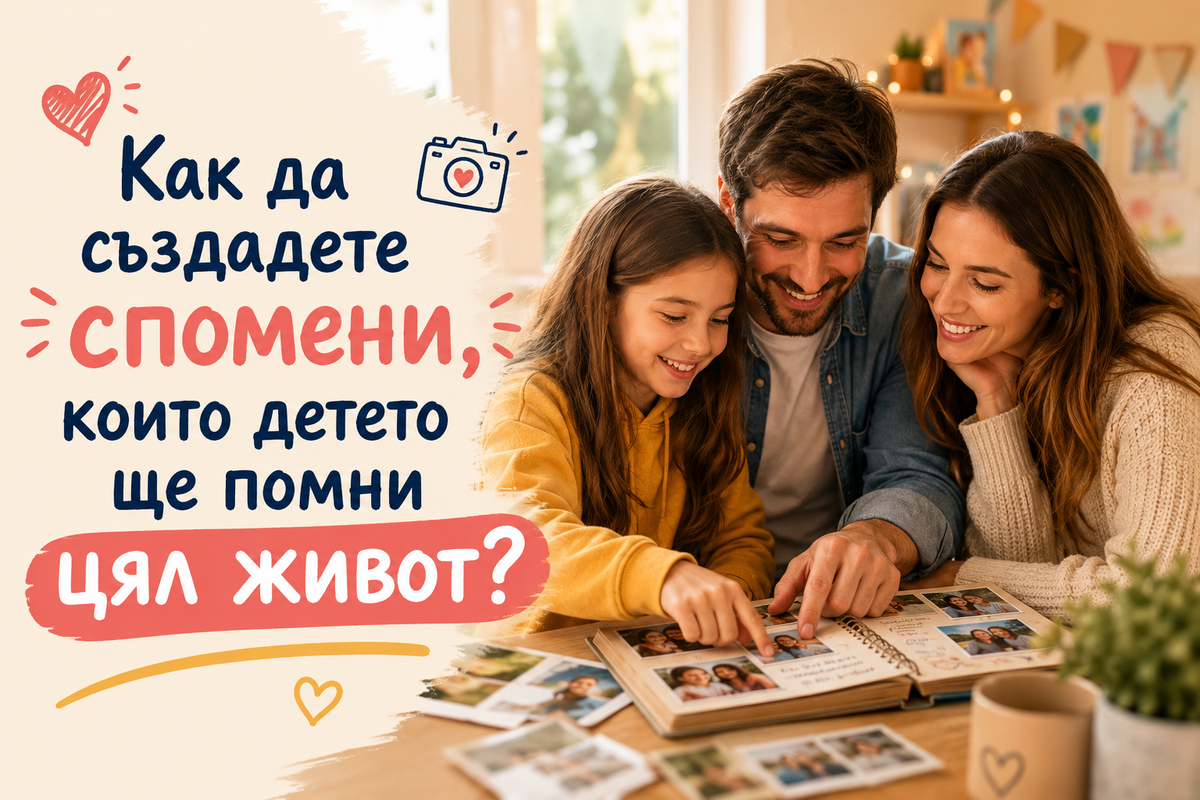 Как да създадете спомени, които детето ще помни цял живот?