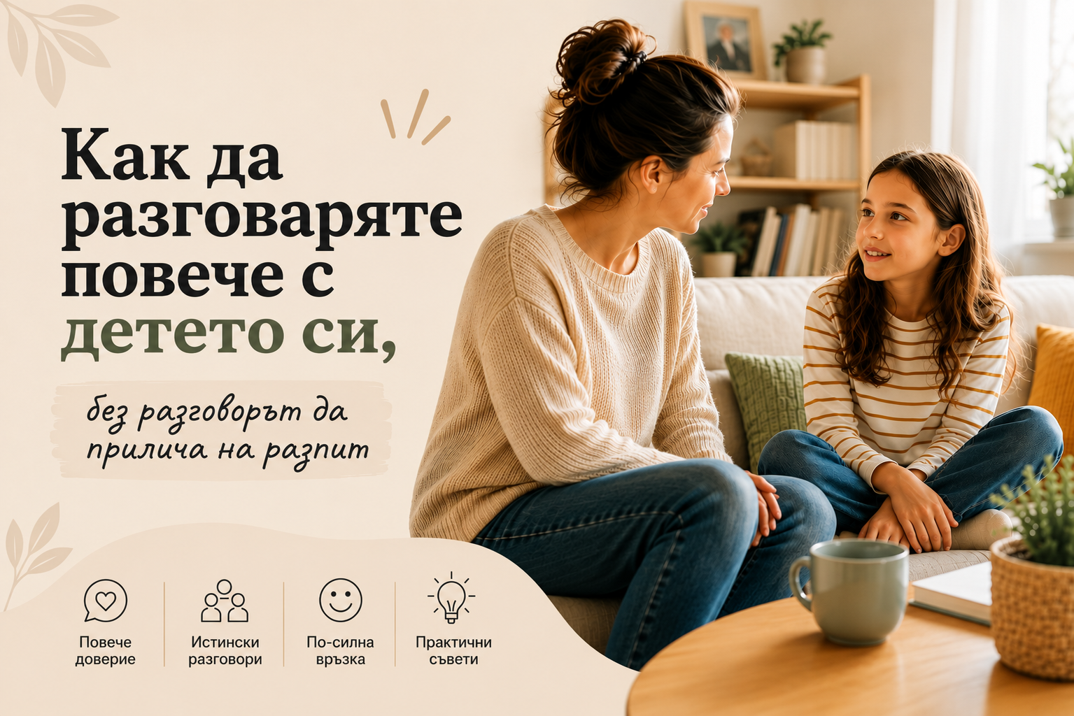 Как да разговаряте повече с детето си, без разговорът да прилича на разпит